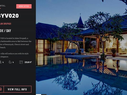 Booking your villas